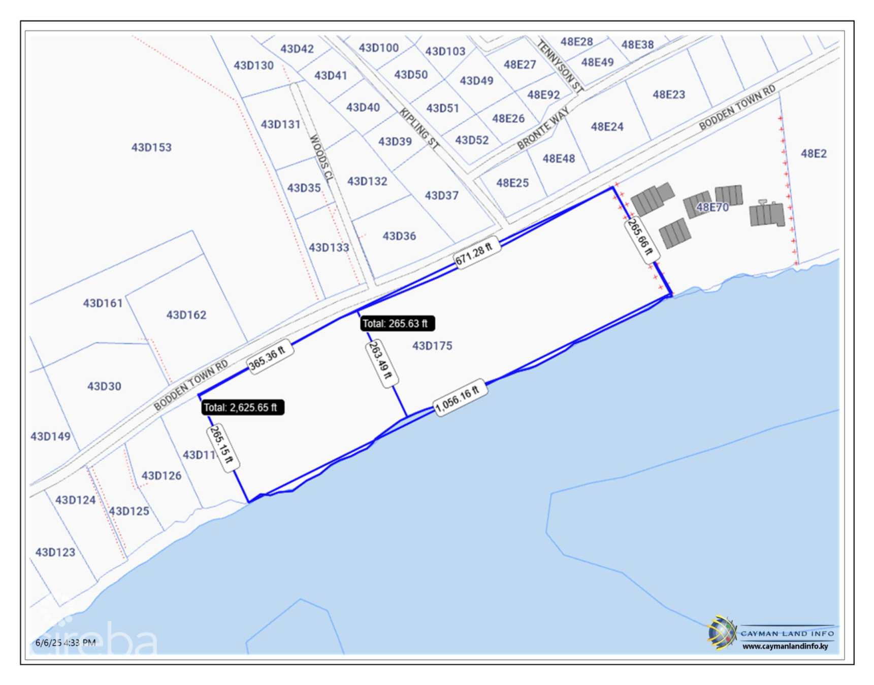 Exceptional Oceanfront Development Opportunity ---6.4 Acres Bodden Town Rd