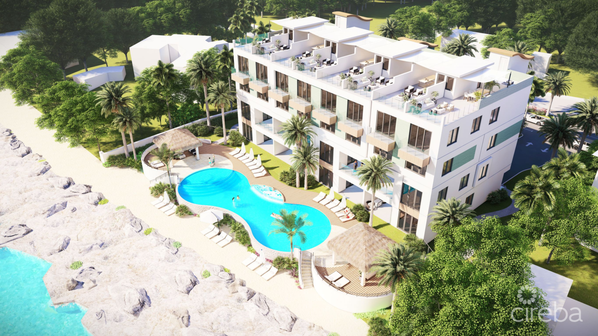 Waves Ground Floor End Unit , Oceanfront Condo