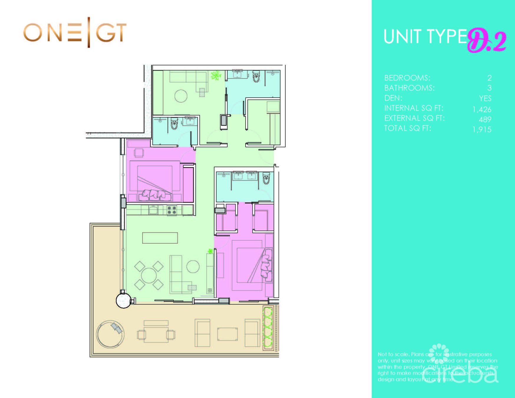 One|Gt Residences - Unit 723