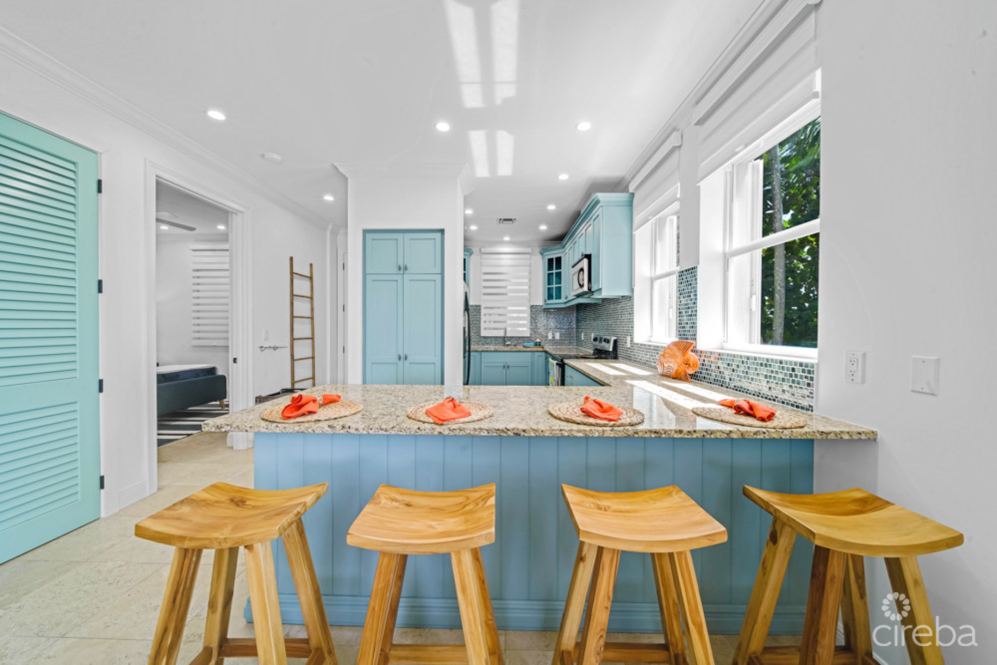 Kisha 105 | 2Bdrm Waterfront Walkout  -Coastal Chic Corner Unit